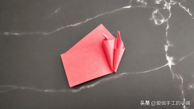 玫瑰花折纸教程来了你们喜欢吗（唯美玫瑰花图解）(18)