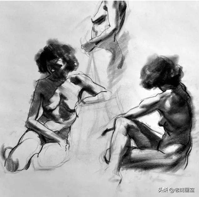 人物速写作品集适合临摹的速写图（靠速写就能时尚）(10)