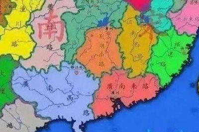 ​隋朝两广划分地图