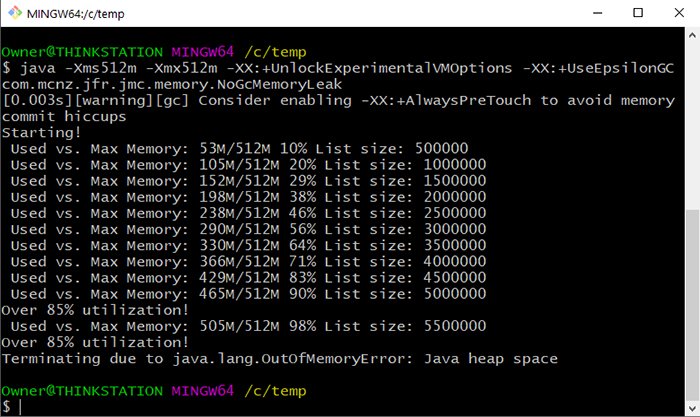 关键的Java JVM选项和参数