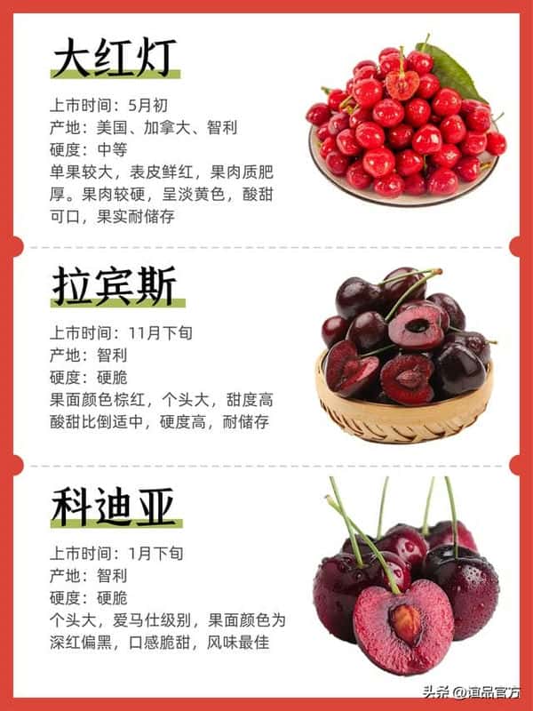 车厘子品种推荐（车厘子哪个品种好吃）