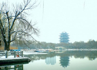 ​看泉城雪景读老舍《济南的冬天》，那感觉，太美了，自己体会