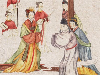 ​《金瓶梅》潘金莲醉闹葡萄架，为陈经济得逞埋下了伏笔