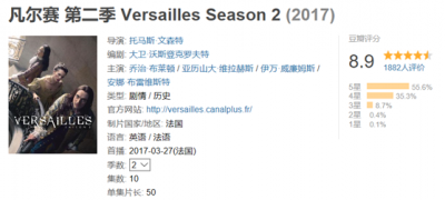 ​凡尔赛第二季剧情介绍(这是最贵的一部法剧，尺度不输《权力的游戏》)