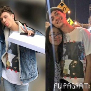 ​细数那些年戳爷Troye Sivan和男友Jacob互相穿过的情侣装