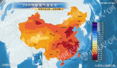 ​全国高低温排行榜