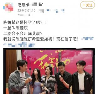 ​陈妍希被疑怀二胎(39岁陈妍希小腹凸起疑怀二胎)