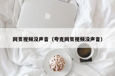 ​网页视频没声音（夸克网页视频没声音）