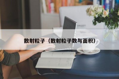 ​散射粒子（散射粒子数与面积）