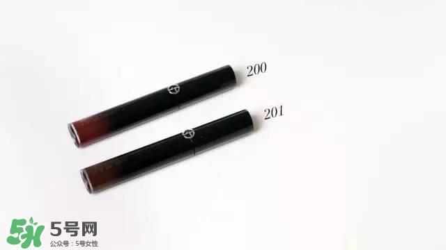 阿玛尼小胖丁唇釉色号 阿玛尼小胖丁试色