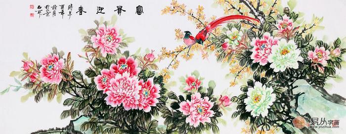 写意花鸟画家石开艺术简介及作品欣赏