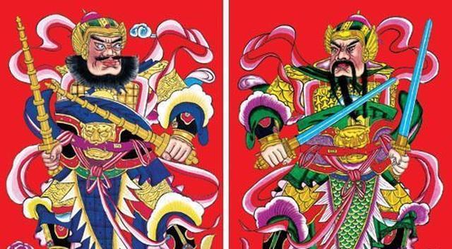《西游记》中秦琼敬德是最常见门神，谁才是黄帝钦封的最早门神？