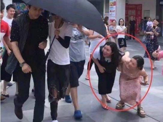 靳东和女粉丝大玩“躲猫猫”女子表情包成亮点
