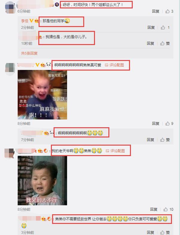 靳东妻子晒儿子近照 头戴黑色冷帽模仿蜘蛛侠模样超萌