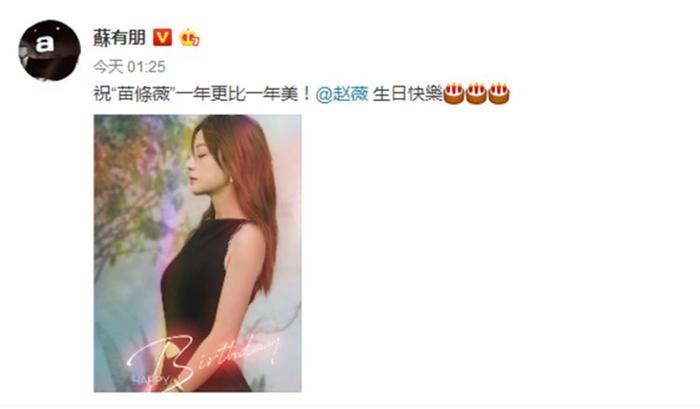 近十年准时送祝福，娱乐圈又一对神仙友谊！苏有朋深夜为她庆生