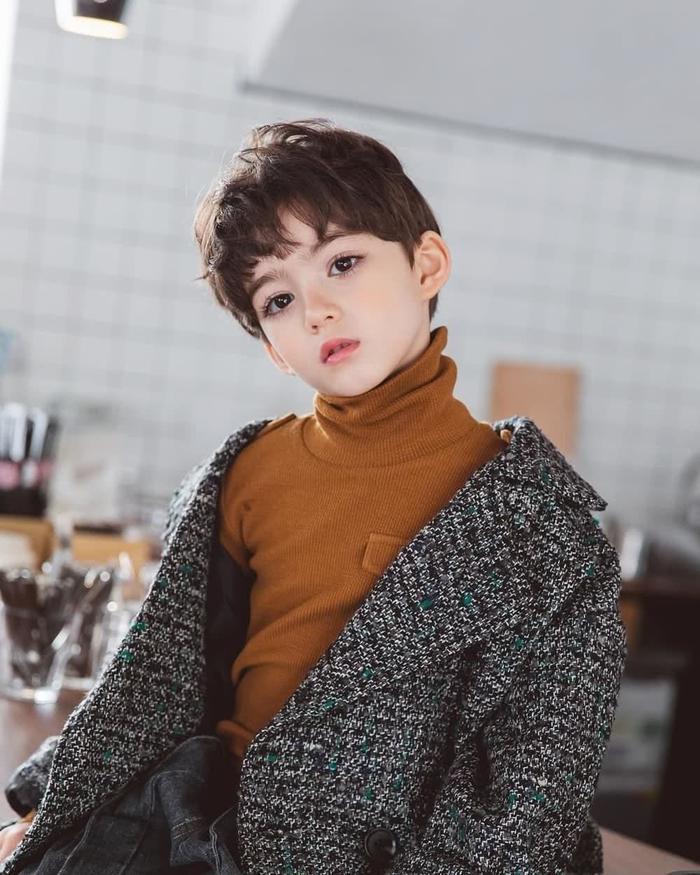韩混血超帅小男模Cooper Lunde，眼睛里有星辰大海！