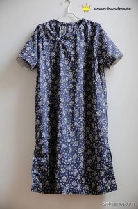 ​棉麻长袍的图纸与制作，好看又好做