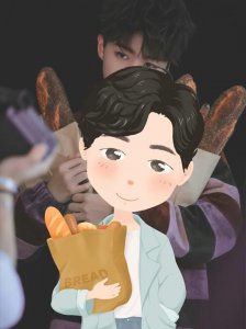 ​190201 饭绘王俊凯卡通图来袭 少年萌气十足