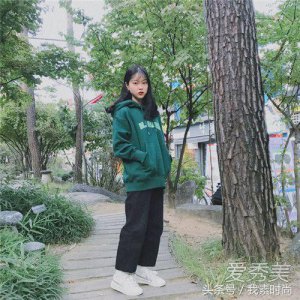 ​中长款卫衣搭配好看又保暖！宽松舒适又藏肉的学生系穿搭