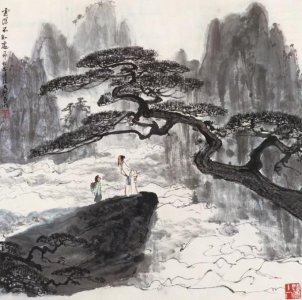 ​走遍中国23000里河山，壮丽河山尽在画中，“新金陵画派”亚明