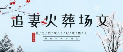 ​「推文」五本追妻火葬场古言，女主死心，男主痛哭流涕求原谅
