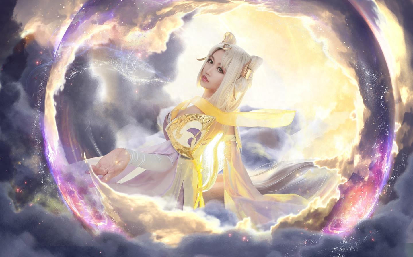 王者荣耀绝美嫦娥cosplay宛如仙女下凡网友不淡定了:太仙了吧
