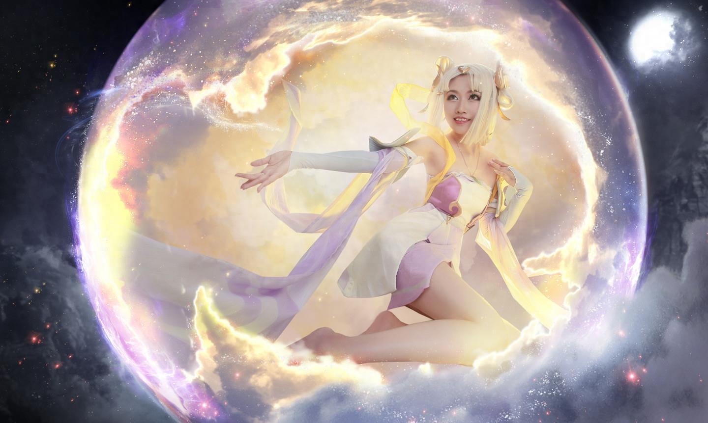 王者荣耀绝美嫦娥cosplay宛如仙女下凡网友不淡定了:太仙了吧