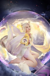 ​王者荣耀绝美嫦娥cosplay宛如仙女下凡网友不淡定了:太仙了吧