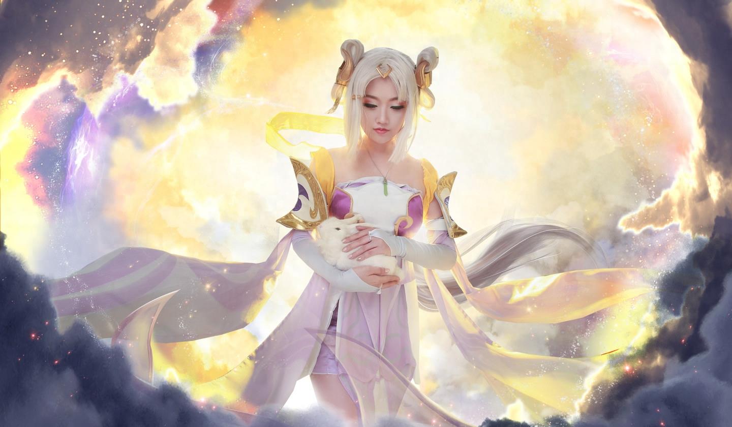 王者荣耀绝美嫦娥cosplay宛如仙女下凡网友不淡定了:太仙了吧