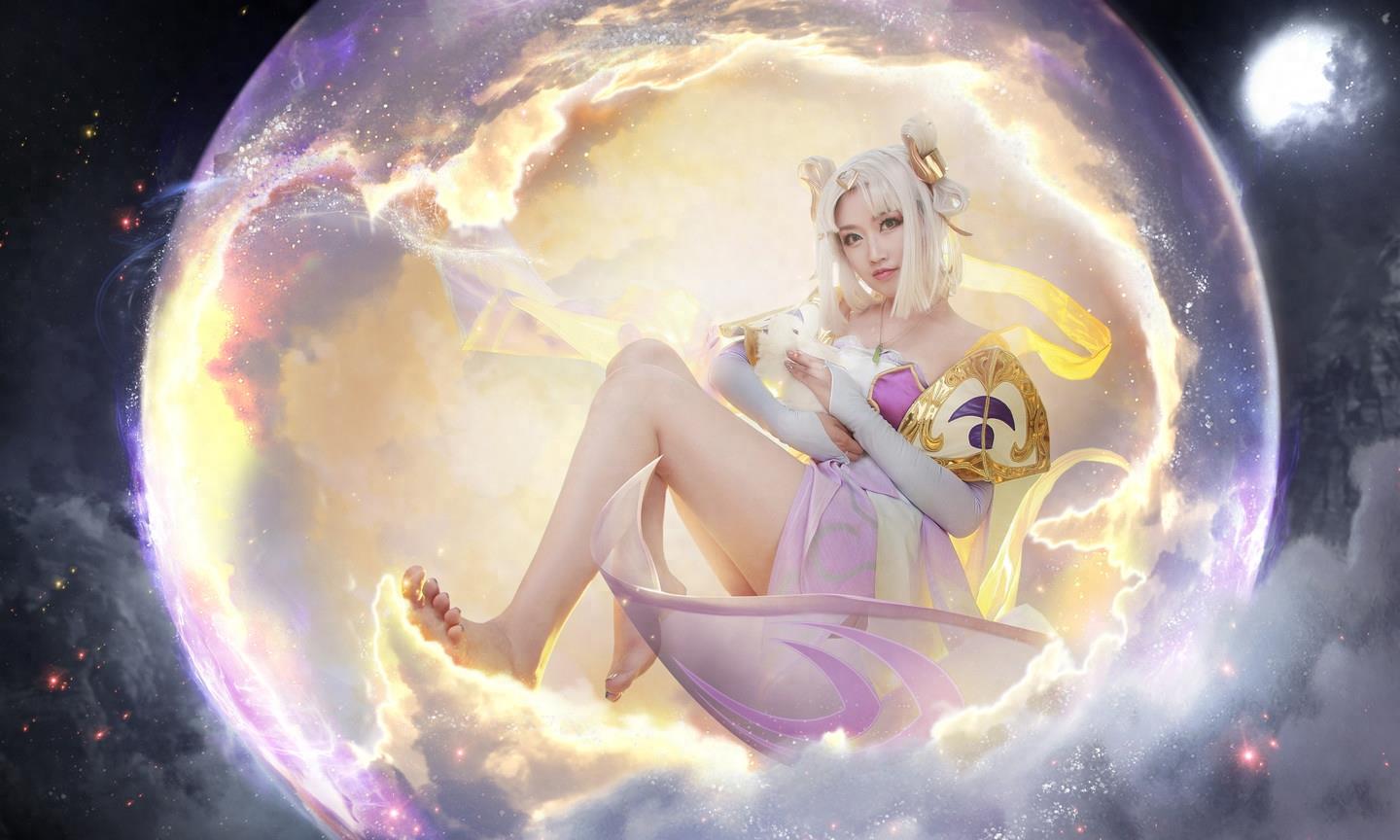 王者荣耀绝美嫦娥cosplay宛如仙女下凡网友不淡定了:太仙了吧