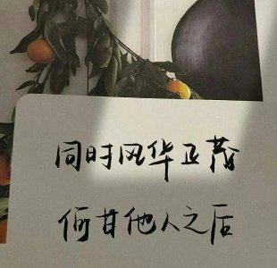​八字干净温柔短文案