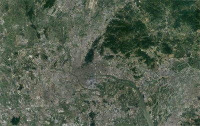 ​广东省21座地级市高清卫星地图