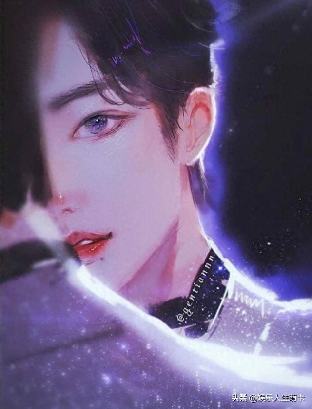 肖战的漫画形象太A了，张张都是神仙图，撕漫男本男