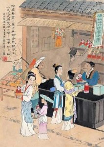​古代展现生活民俗画40幅，欣赏