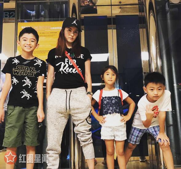 张柏芝最新消息信息量巨大 辣妈女神张柏芝晒家庭照