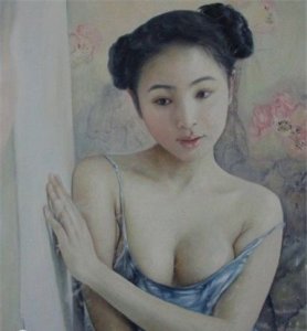 ​裸模李勤个人资料 东方神女山鬼系列被赞