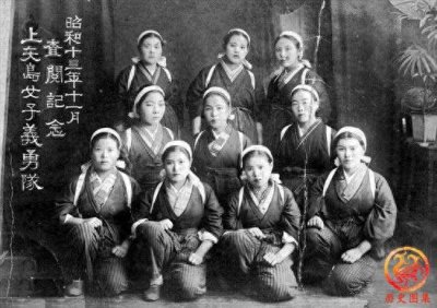​日军设立的慰安所老照片：图四是被解救的慰安妇，图十日军很无耻