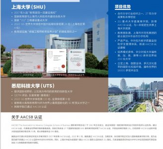 ​中外合作办学最强介绍（九）上海大学悉尼工商学院