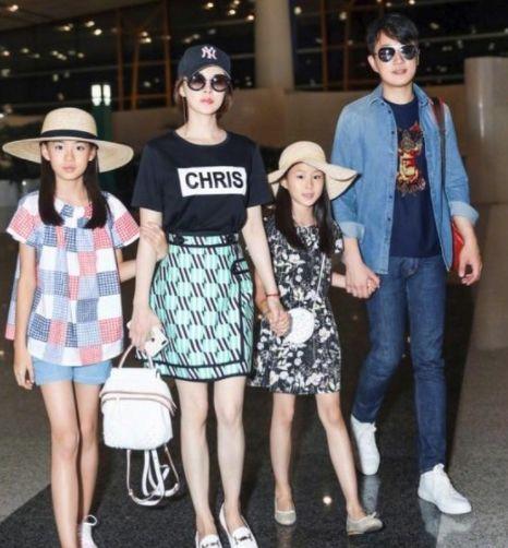 佟大为两个女儿,大女儿高颜值撞脸王祖贤,小女儿颜值却一言难尽
