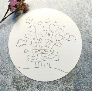 ​20张简笔画线描稿，手账插画涂色都可以