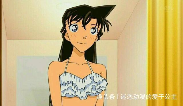 名侦探柯南:小兰6种风格的泳装秀,图3宅男最爱,图6男生脸红