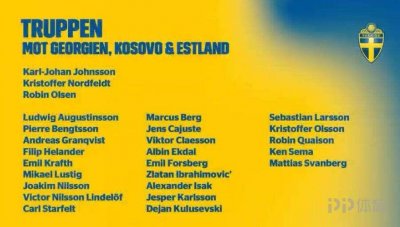 瑞典公布新一期国家队大名单:39岁伊布回归