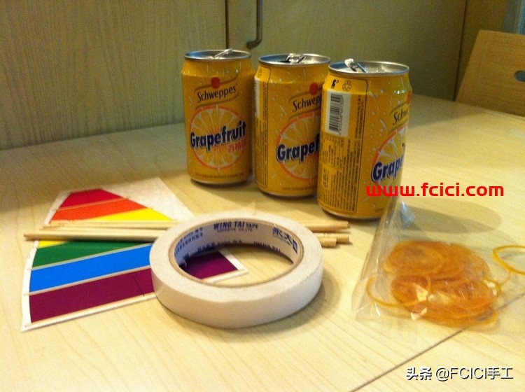 科技小手工制作:迷你小帆船 手工教程图