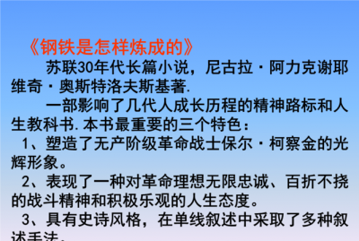 ​钢铁是怎样炼成的 简介，钢铁是怎样炼成的中保尔的主要经历简介？