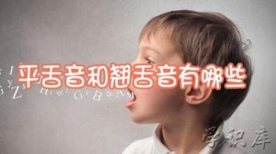 ​平舌音有哪些?(平舌音和翘舌音有哪些)