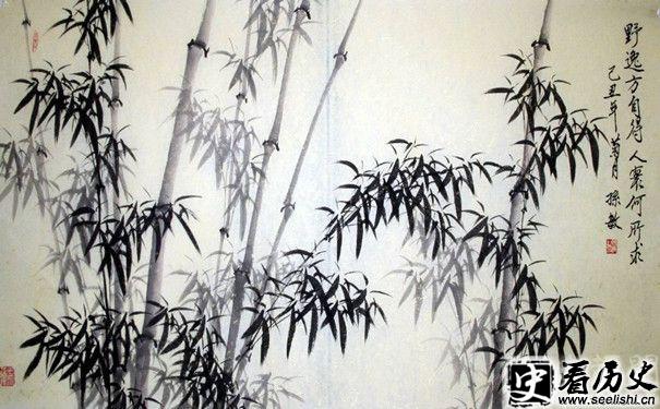 郑板桥《墨竹图》