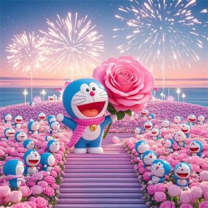 ​可爱叮当猫壁纸｜卡通壁纸｜治愈壁纸