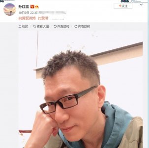 ​50岁孙红雷晒减肥照，眼睛变大尖下巴明显，与从前判若两人？