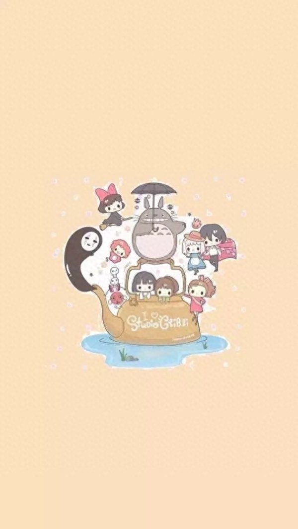 壁纸|第九弹——龙猫,这么萌的龙猫,躺在上面睡觉一定很舒服