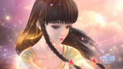 ​叶罗丽：王默的默水语新造型，汉服侧颜美如画，每张都似壁纸